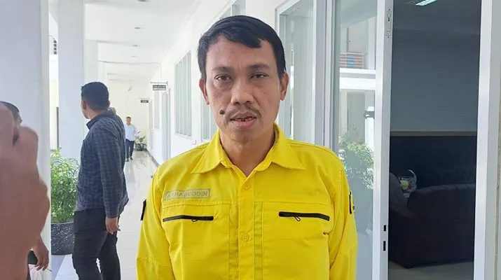 Ketua Fraksi Partai Golkar DPRD Kota Kendari, Sahabuddin. Foto: Sunarto/Detiksultra