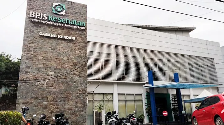 Kantor BPJS Kesehatan cabang Kendari. Foto: Muh Ridwan Kadir/Detiksultra.com