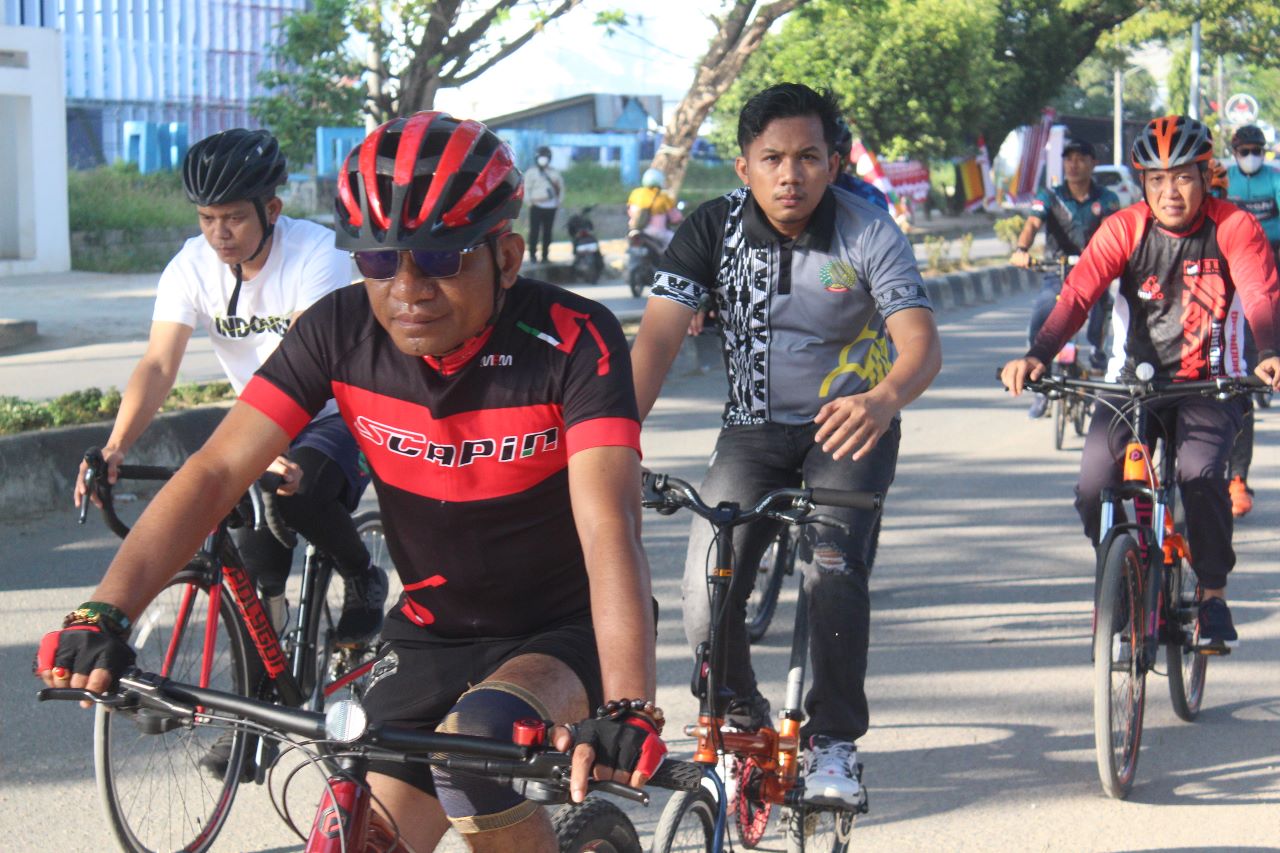 HDKD ke-78, Kumham Sultra Bangun Sinergi dengan Sepeda Santai dan Lulo Bersama