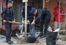 Photo of Brimob Sultra Terjun Bersihkan Sampah Berserahkan di Tiga Lokasi