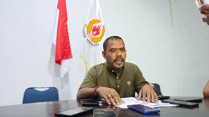 Sekertaris Bidang Kerjasama Antar Lembaga KONI Sultra, Budi Amin