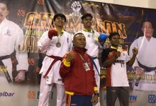 Photo of Komda Sultra Sabet 17 Medali di Kejurnas Karate Antardojo Gojukai di Makassar
