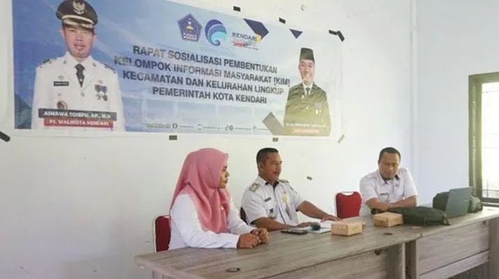 Filter Informasi, Diskominfo Kendari Sosialisasi Pembentukan KIM
