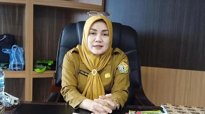 Sekretaris Dinas (Sekdis) Perpustakaan dan Kearsipan Sultra Nurlena Harahap