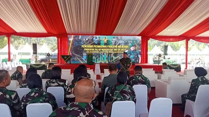 Dihadiri Kepala BKKBN, Program Manunggal Air TNI AD Dinikmati 240.049 Keluarga