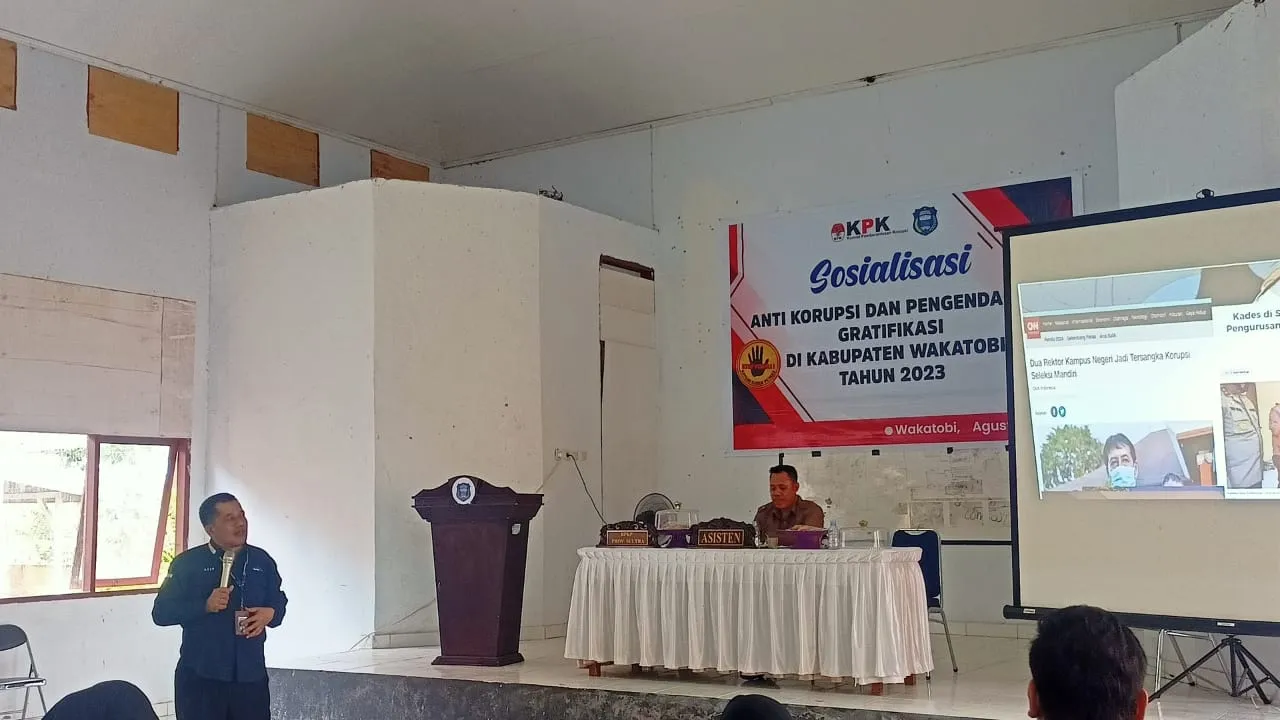 Bersama BPKP Sultra, Pemda Wakatobi Sosialisasi Pengendalian Gratifikasi