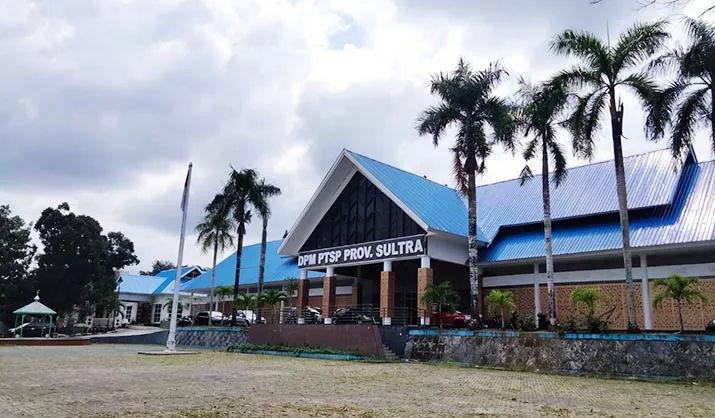 Kantor DPM-PTSP Sultra. Foto: Muh Ridwan Kadir/Detiksultra.com
