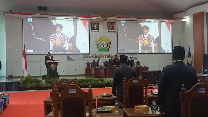 Pemprov dan DPRD Sultra Ikuti Pembacaan Pidato Kenegaraan Presiden dalam HUT ke-78 RI
