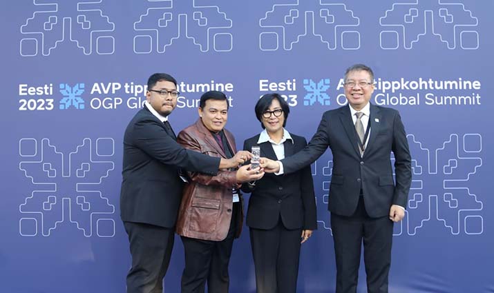 BPHN Kemenkumham Sabet The Winner of OGP Award 2023