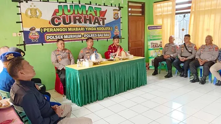 Lewat Jumat Curhat, Kapolres Baubau Dengar Langsung Keluhan Masyarakat