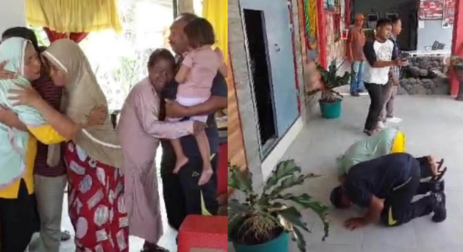 Momen Haru Pasutri di Muna Sujud Syukur Usai Bebas dari Jeratan Hukum