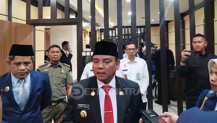 Pj Gubernur Sultra, Andap Budhi Revianto. Foto: Muh Ridwan Kadir/Detiksultra.com