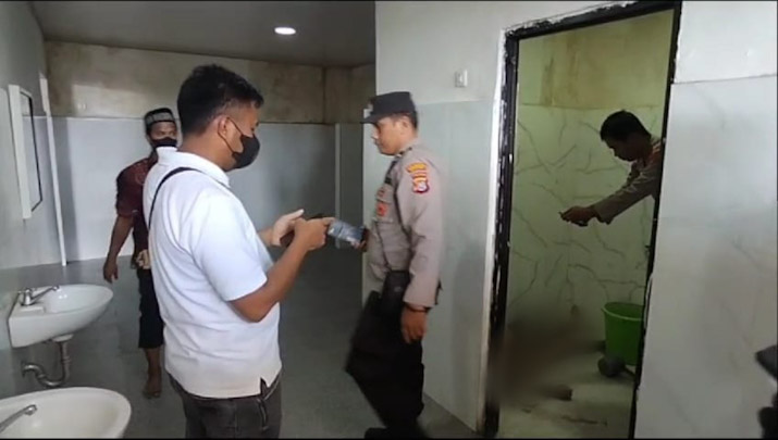 Tukang Parkir Ditemukan Meninggal di Kamar Mandi Masjid Agung Alkautsar Kendari