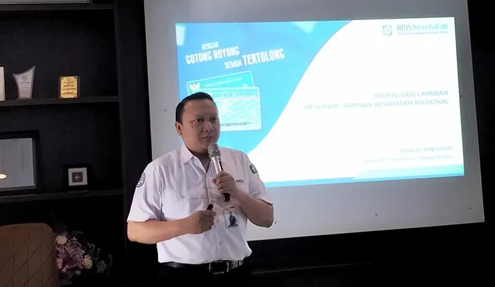 Kepala BPJS Kesehatan Kendari, Rinaldi Wibisono. Foto: Muh Ridwan Kadir/Detiksultra.com