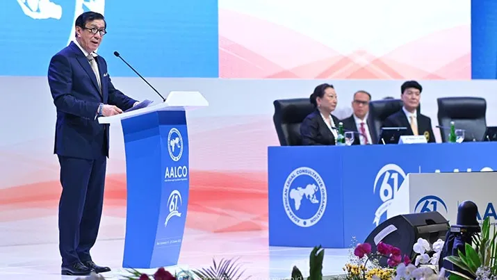 Menkumham RI, Yasonna Laoly, Terpilih jadi Presiden AALCO ke-61