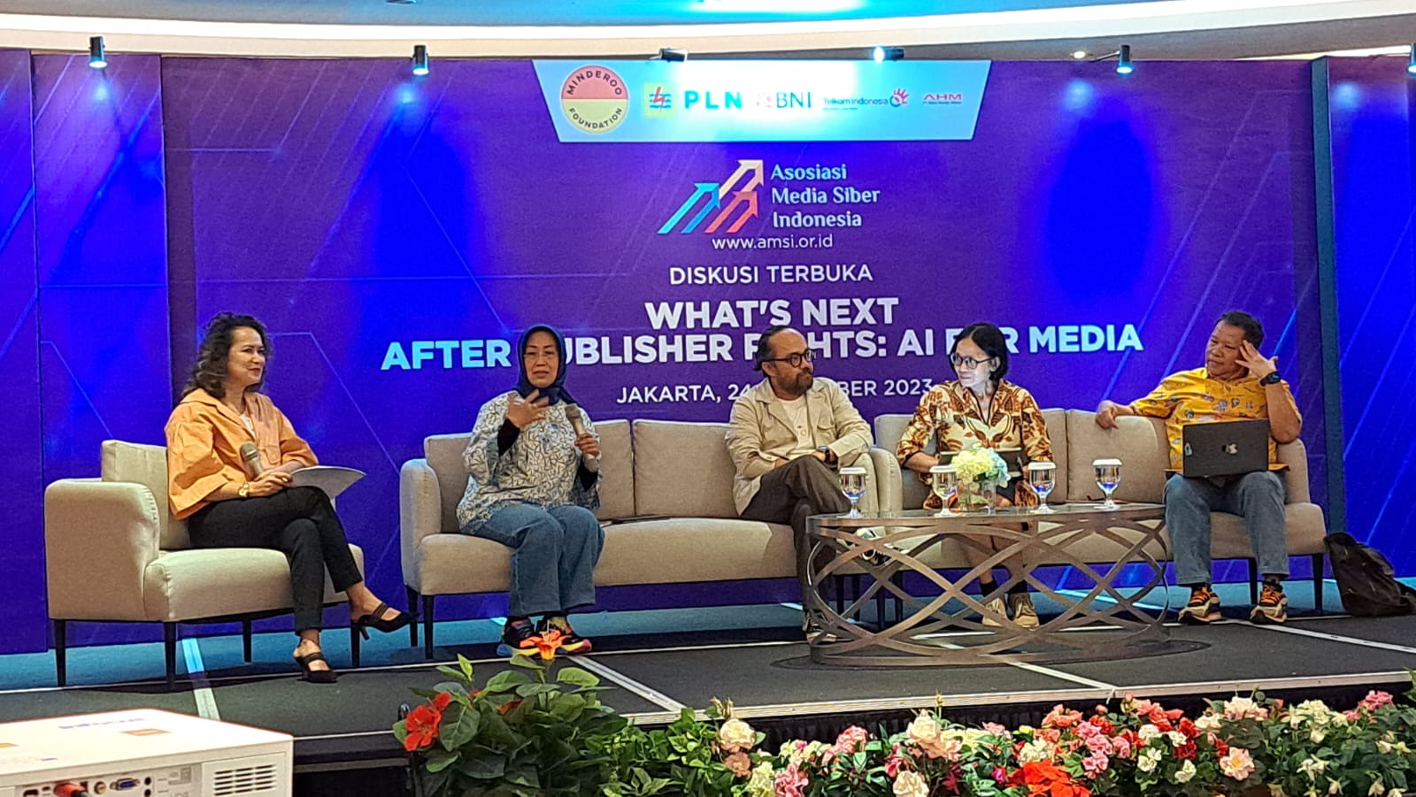 Diskusi Terbuka AMSI What's Next After Publisher's Right: AI For Media: Kurang Sak Nil, Perpres Publisher Rights Akan Diteken Presiden