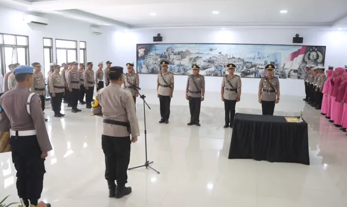 Sejumlah Perwira Polresta Kendari Berganti