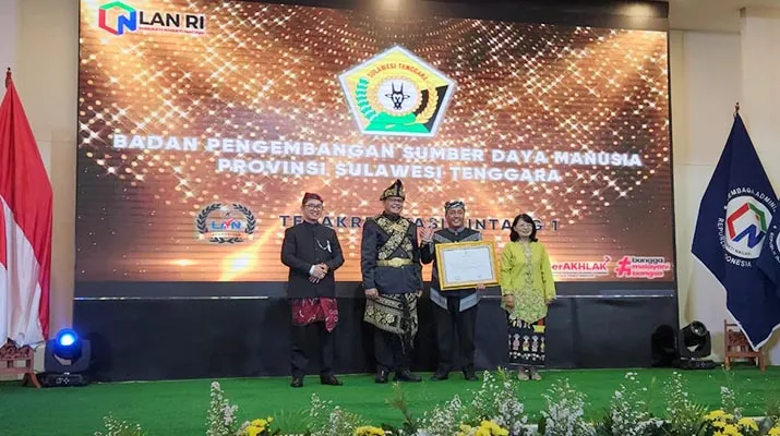 BPSDM Sultra Terima 2 Predikat Akreditasi dari LAN RI