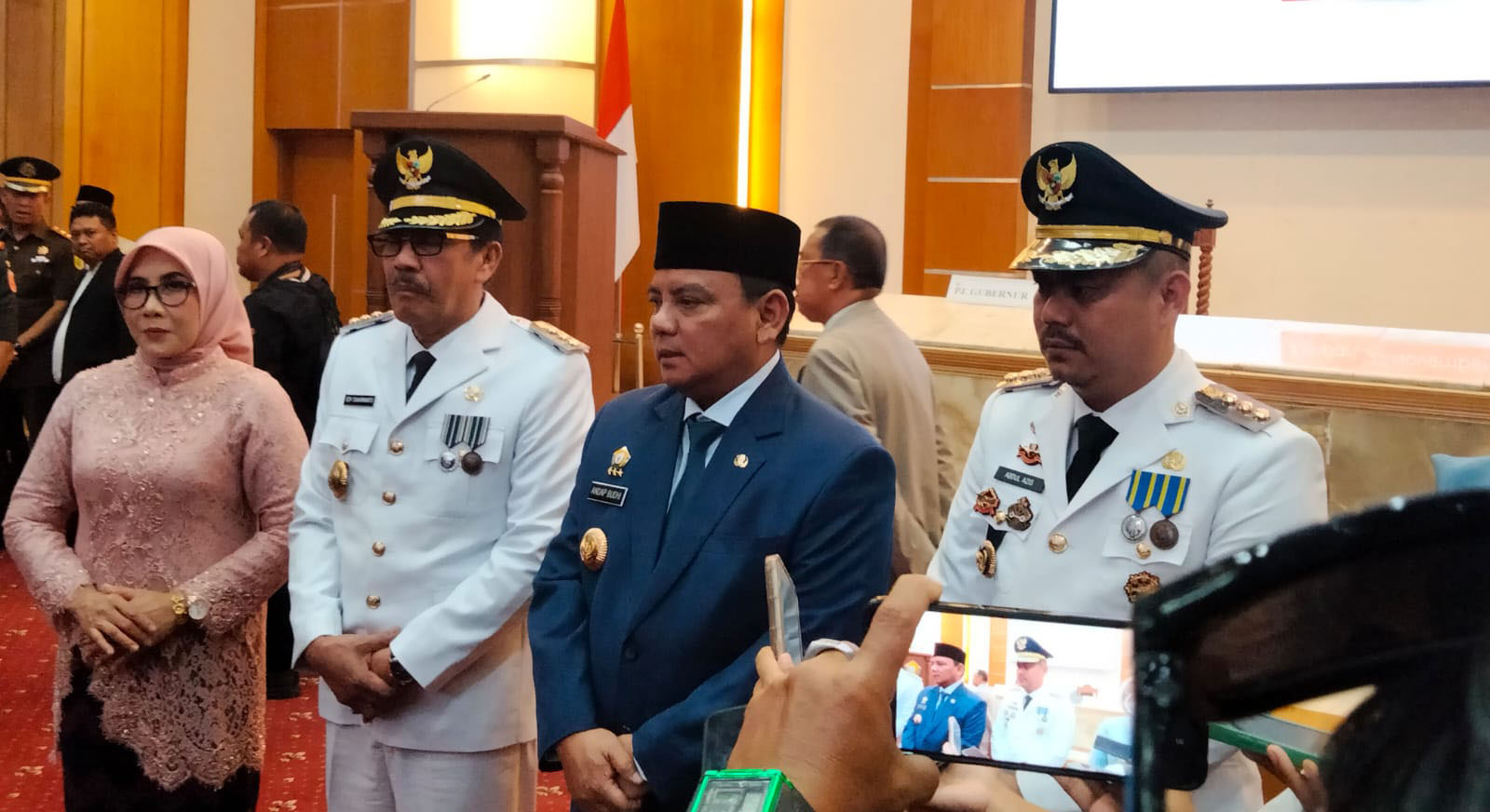 Pj Gubernur Resmi Lantik Dua Kepala Daerah di Sultra