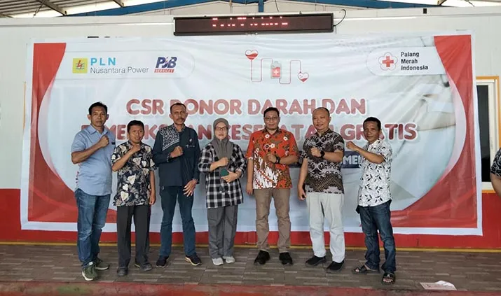Ratusan Masyarakat Lalonggasumeeto Ikut Donor Darah dan Cek Kesehatan Gratis di PLTU Nii Tanasa
