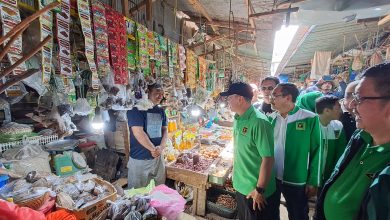 DPP dan DPW PPP Sambangi Masyarakat dan Pedagang di Pasar Tradisional