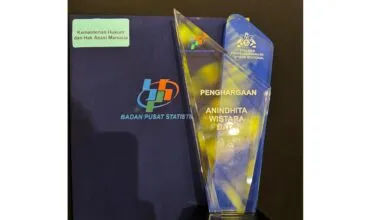 Kemenkumham RI Terima Penganugerahan Anindhita Wistara Data BPS