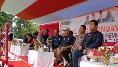 Bawaslu Muna Barat Gelar Apel Siaga Pengawasan Kampanye Damai Pemilu 2024