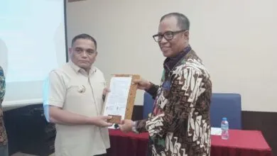 Sertijab, Bahri Harap Pj Bupati Mubar Lanjutkan Pembangunan Kantor