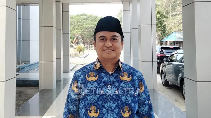Kepala Dinas Cipta Karya Bina Konstruksi dan Tata Ruang Sulawesi Tenggara (Sultra), Martin Effendi Patulak. Foto: Muh Ridwan Kadir/Detiksultra.com