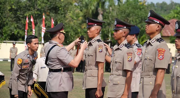 Lantik 267 Bintara Muda, Kapolda Sultra Ingatkan Patuh Terhadap Kode Etik Polri
