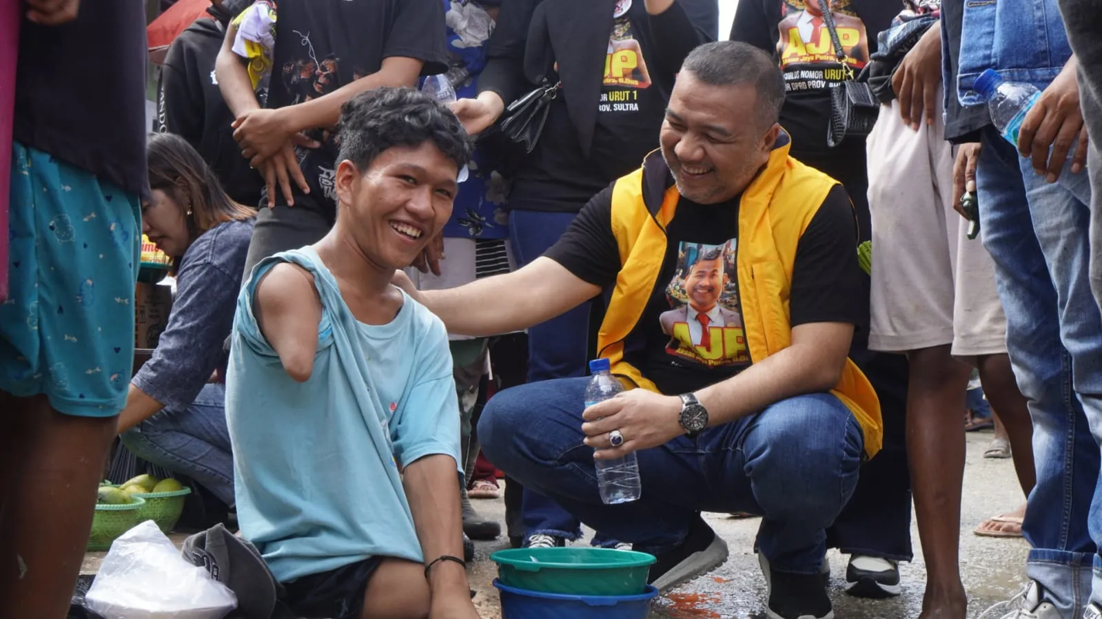 Kampanye Terbuka, AJP Sasar Pedagang di Lima Pasar