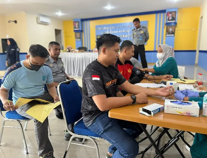 Meriahkan Hari Bhakti Imigrasi ke-74, Lapas Baubau Ikuti Kegiatan Donor Darah