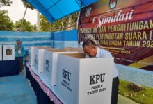 Edukasi Warga, KPU Kendari Lakukan Simulasi Pemungutan Suara Pemilu 2024