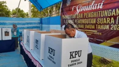 Edukasi Warga, KPU Kendari Lakukan Simulasi Pemungutan Suara Pemilu 2024