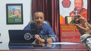 Ketua Relawan Anies Sultra, La Ode Muhamad Bariun. Foto: Sunarto/Detiksultra.com