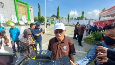 Ketgam: Sekda Sultra Asrun Lio. Foto: Muh Ridwan Kadir/Detiksultra.com