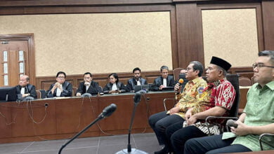 Eksepsi Delapan Terdakwa Korupsi Nikel di Blok Mandiodo Sultra Ditolak Majelis Hakim PN Jakarta