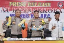 Polres Kolaka Tangkap Dua Pengedar Sabu Seberat 1,2 Kilogram