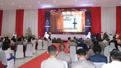 Personel Polda Sultra Gelar Natal Bersama, Kapolda: Semangat Kemurnian Hati Menuju Indonesia Maju