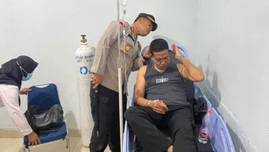 Kasat Binmas Polres Konawe Alami Luka Bakar saat Kawal Demo soal Tanah