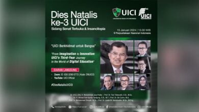 Dies Natalis UICI ke-3, Rektor: Wujudkan Kampus Berbasis Digital Pertama di Indonesia