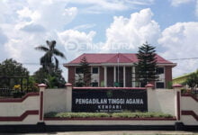 Kantor Pengadilan Tinggi Agama (PTA) Kendari. Foto: Muh Ridwan Kadir/Detiksultra.com