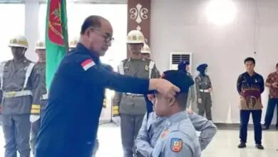 Siap Sukseskan Pemilu 2024, Bupati Konsel Kukuhkan 1.685 Satlinmas