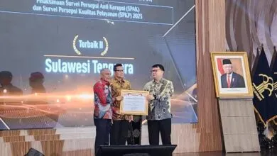 Kanwil Kemenkumham Sultra Raih Penghargaan Terbaik II Kategori Pelaksanaan SPAK dan SPKP 2023