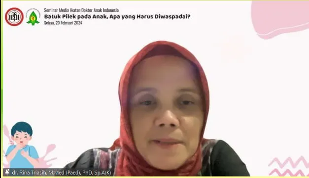 Ket. dr. Rina Triasih, M.Med (Paed), Phd, Sp. A (K). Foto: Istimewa