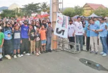 Tim Kampanye Daerah Prabowo Gibran Gelar Jalan Santai di Kolaka