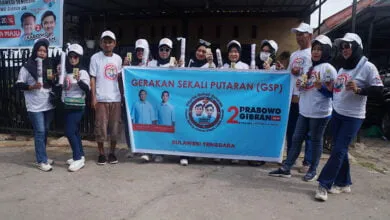 Sosialisasi Pilpres Sekali Putaran, Relawan GSP Ajak Masyarakat Sultra Pilih Prabowo-Gibran