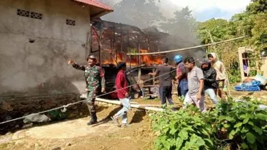 Rumah Panggung di Mubar Ludes Dilalap si Jago Merah