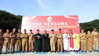 Pj Gubernur Ajak Masyarakat Sultra Berdoa untuk Pemilu Damai 2024