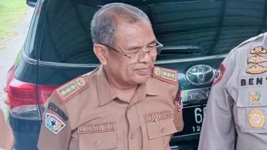 Sekda Mubar, Husein Tali. Foto: La Ode Darlan/Detiksultra.com